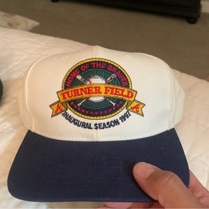 Vintage Atlanta Braves snap back hat “Turner Field” 1997
